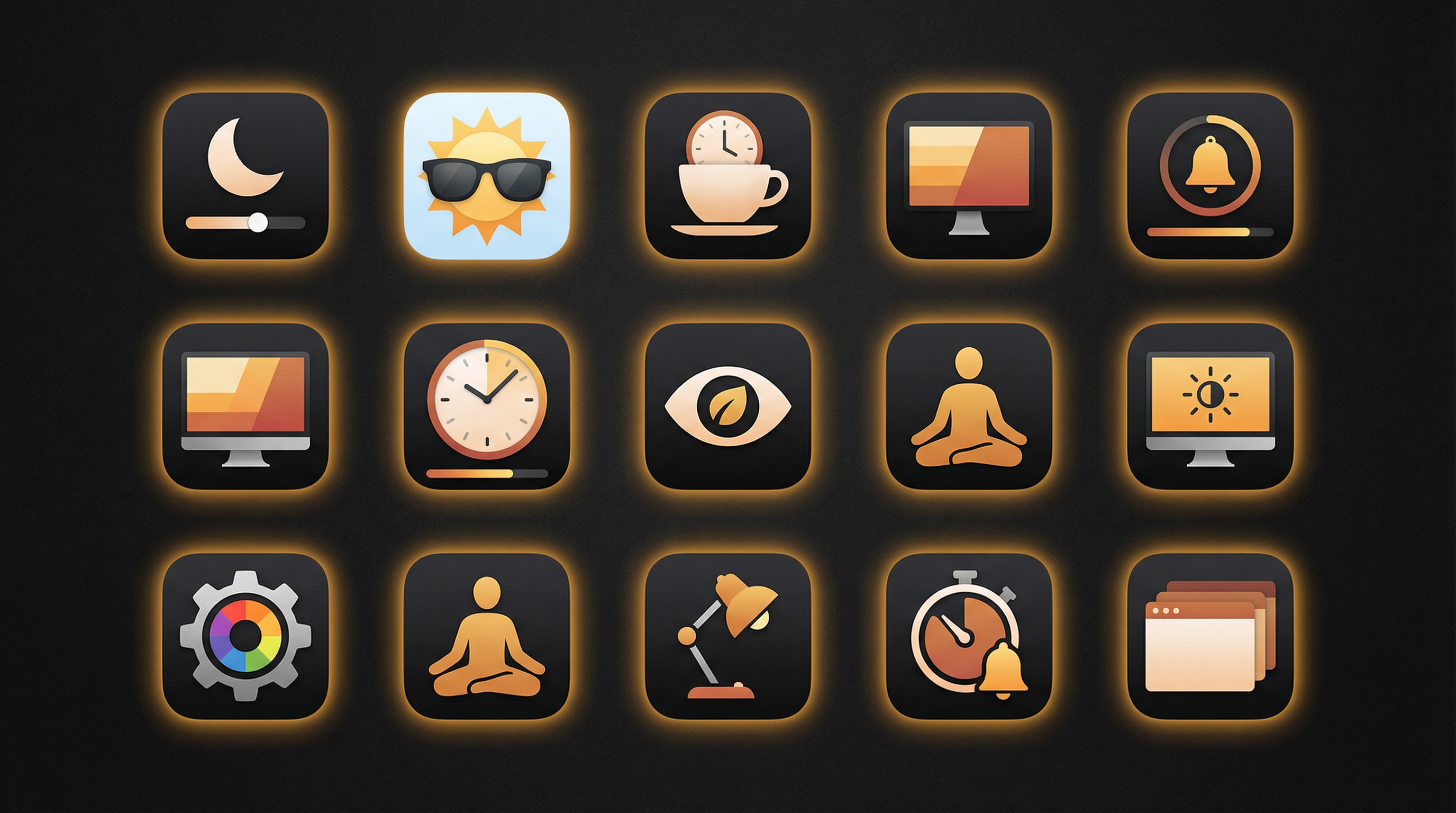Best Mac apps for eye comfort in 2026 - curated grid of eye health tools